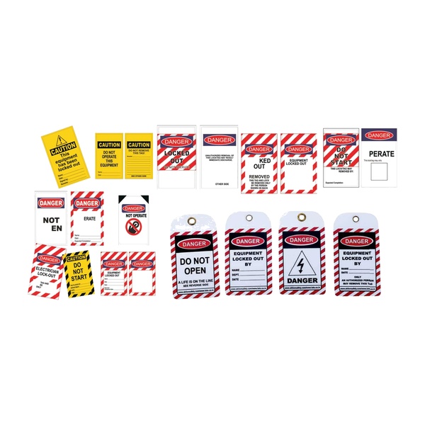 AK-TAG-01 Safety Lockout Danger Tags