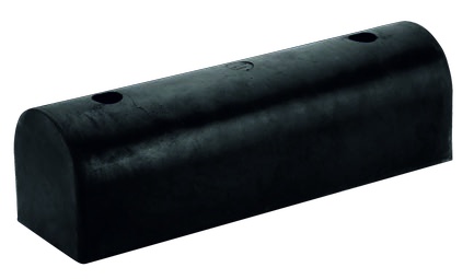 Standard Rubber Wheel Stopper with Reflectors