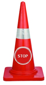AK-801 Road Safety Cone (750mm)