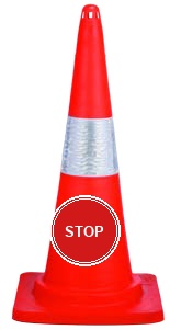 AK-802 Road Safety Cone (1000mm)