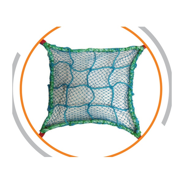 AK-NET-010 Double Layer Fall Protection Safety Net (5mm Braided + Containment Net)